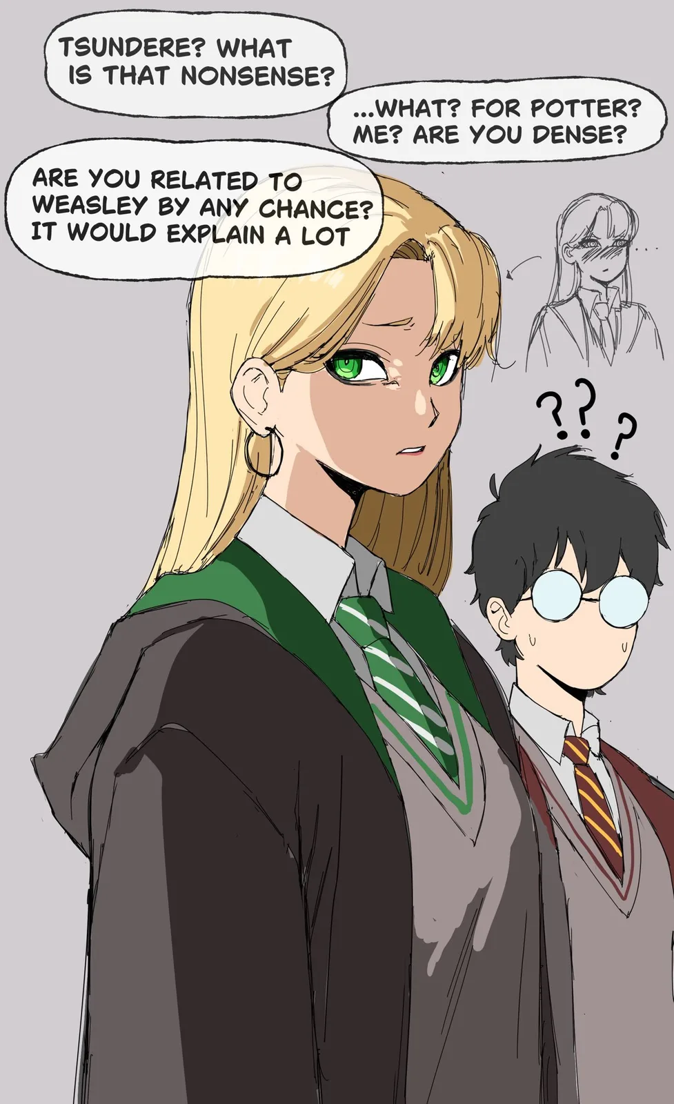 What is a tsundere?, by Octavius / @DocOctArts