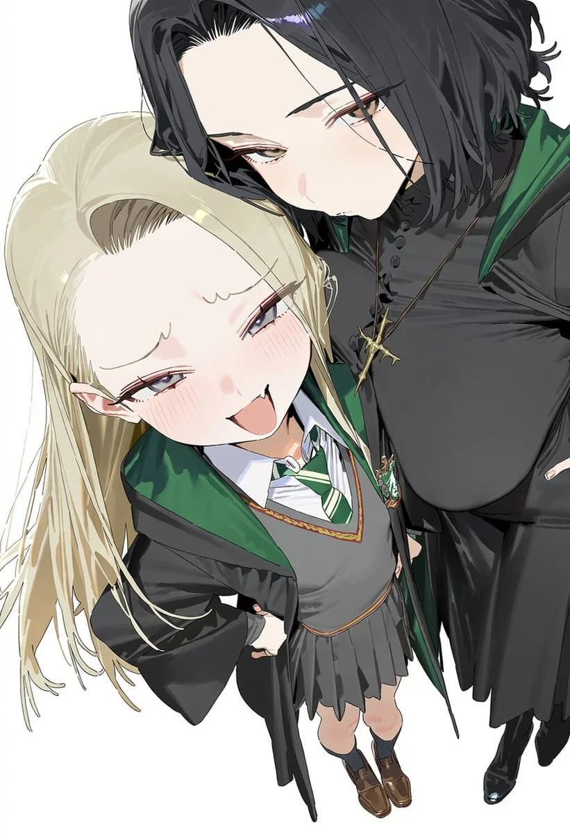 Malfoid and Fem Snape, by @mr__minus