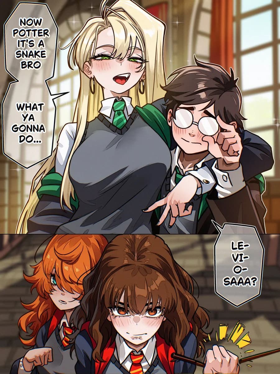 Malfoid meets Harry, by @VlizzyVlizz117